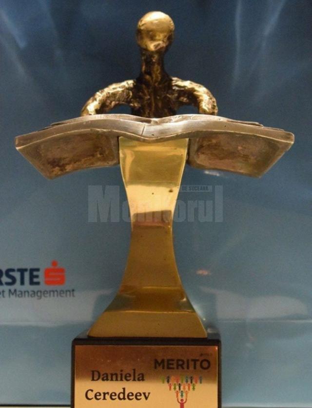 Trofeul „Merito” obţinut de Daniela Luminiţa Ceredeev