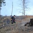 Intervenţie dificilă la un incendiu pe mai bine de cinci hectare, la Câmpulung