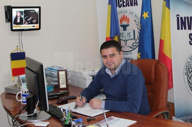 Liderul Alianţei Sindicatelor din Învăţământ Suceava, prof. Giani Leonte