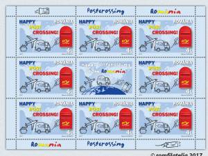 Emisiune de mărci poștale dedicată pasionaților de „Postcrossing”