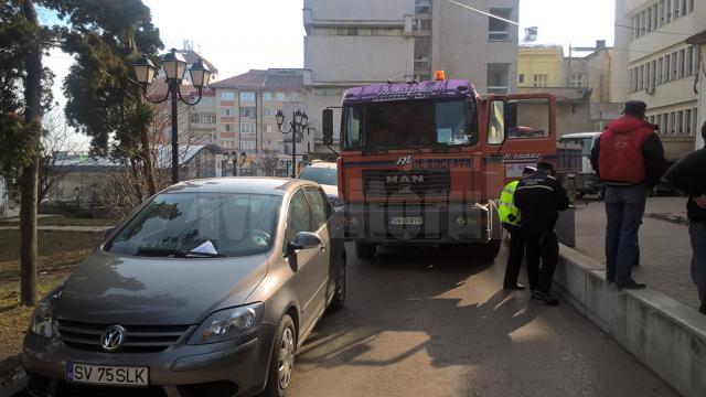 Strada Vasile Bumbac a fost blocată mai bine de o oră