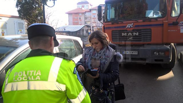 Garofina Solcan a fost legitimată şi mai apoi sancţionată de Poliţia Locală Suceava