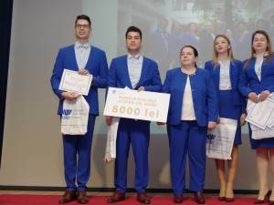 Echipajul care a reprezentat România la un concurs de produse alimentare inovative
