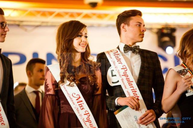 Miss şi Mister Popularitate - Iustina Stanca şi Casian Gabinat, Colegiul Naţional „Petru Rareş” Suceava