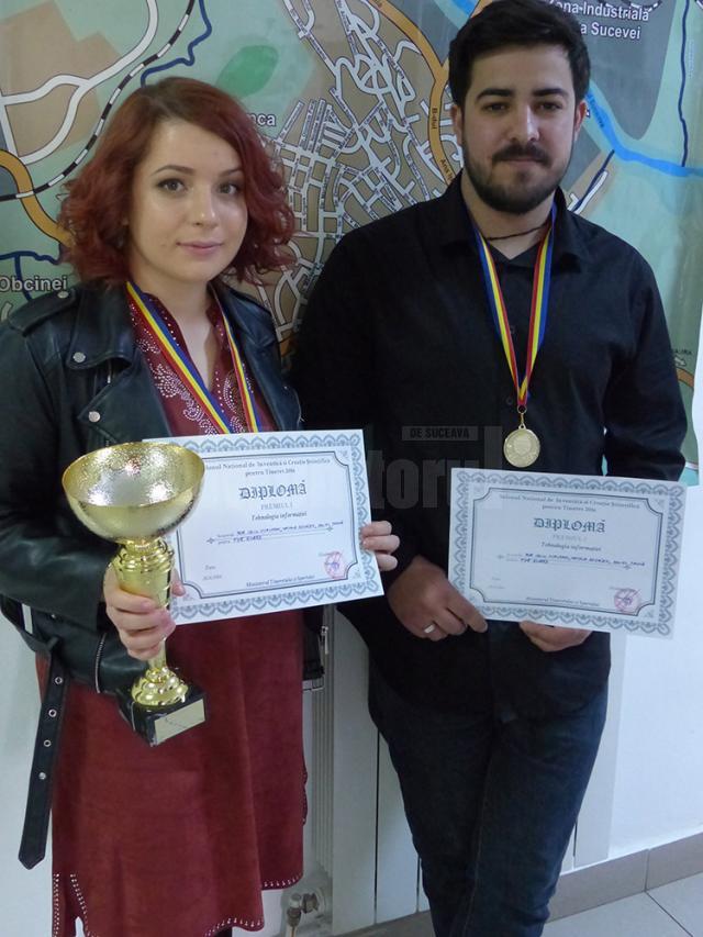 Tatiana Brighidin și Daniel Radu Jacotă sunt studenți în anul IV la Facultatea de Inginerie Electrică și Știința Calculatoarelor