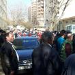 Minerii de la exploatarea de uraniu Crucea-Botuşanu vor continua şi astăzi protestele la Ministerul Energiei