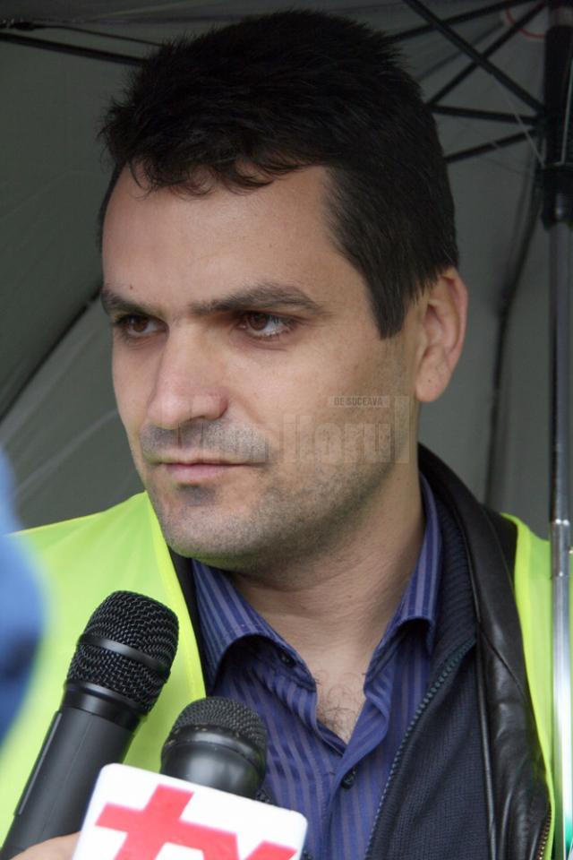 Vasile Anton, liderul Biroului Teritorial Suceava din cadrul Sindicatului Naţional al Poliţiştilor şi Personalului Contractual