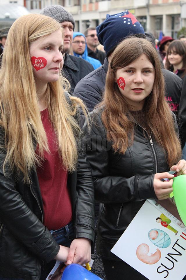 Peste 1.000 de suceveni au participat la „Marşul pentru viaţă” din municipiul Suceava