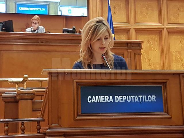 Maricela Cobuz a vorbit în Parlament despre importanța României în Uniunea Europeană