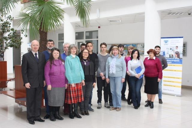14 cursanţi ai Lectoratului de limbă română de la Universitatea Naţională „Yurii Fedkovici”, în practică în România