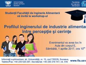 Profilul inginerului în industria alimentară, dezbătut la Universitatea din Suceava
