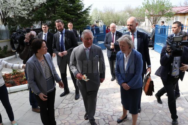 Prinţul Charles al Marii Britanii în vizită la Fundaţia FARA