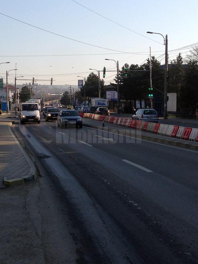 Măsurile de fluidizare a traficului pe Calea Unirii vor fi finalizate săptămâna aceasta