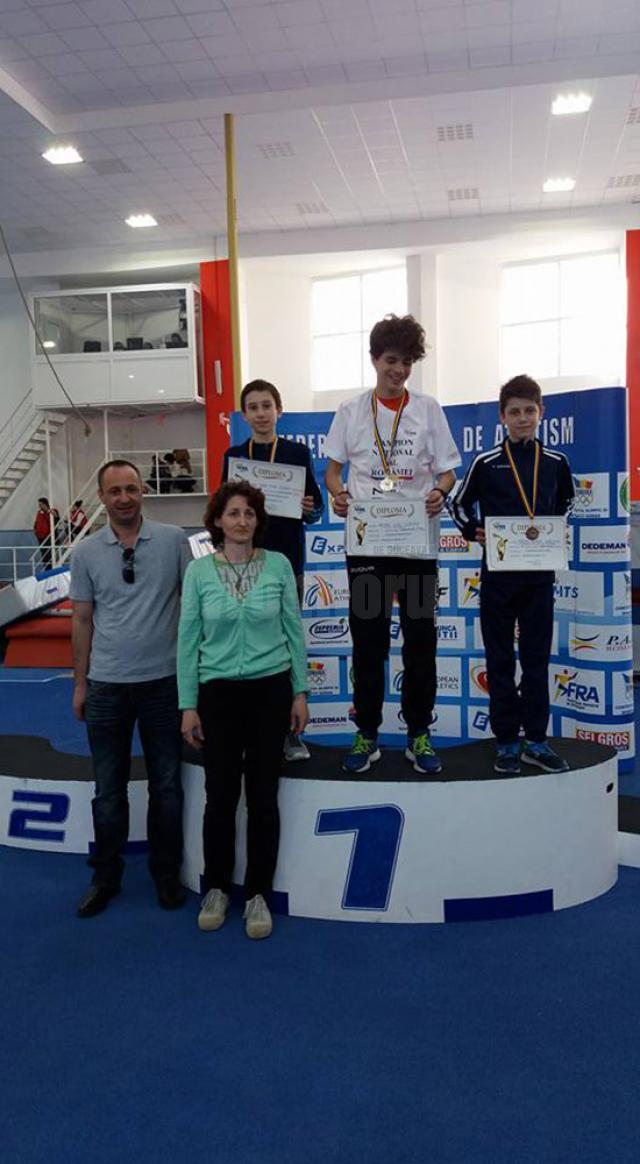 Tinerii atleţi de la CSM Suceava au câştigat trei medalii la naţionalele de copii