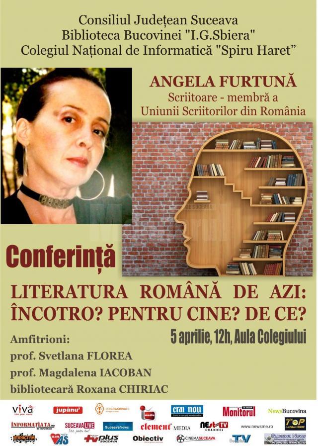 Conferinţa „Literatura română de azi: încotro? Pentru cine? De ce?”