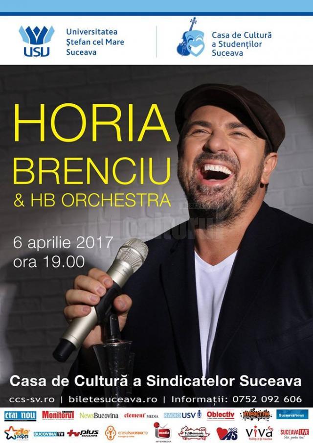 Horia Brenciu concertează, joi, la Suceava