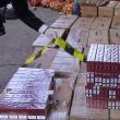 Întreaga cantitate de ţigarete de contrabandă, în valoare de 137.500 lei, a fost confiscată