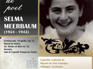 Vernisajul expoziţiei biografice Selma Meerbaum, astăzi, la Muzeul de Istorie