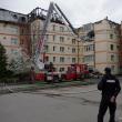 Iadul flăcărilor la Gura Humorului: oameni disperaţi, care au sărit pe geam, 68 de apartamente afectate, din care 18 distruse complet