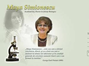Romfilatelia a dedicat un plic filatelic aniversar acad. Maya Simionescu