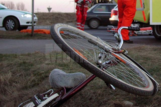 Biciclistă accidentată mortal de un șofer