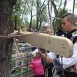 Clopotele Bucovinei şi cântecele de toacă au răsunat în prima zi de Paşte în centrul Sucevei