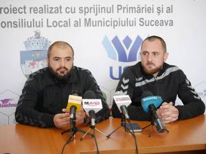 Antrenorii universitarilor, Iulian Andrei și Adi Chiruț, speră ca echipa să câștige 6 puncte în cele două meciuri din această săptămână