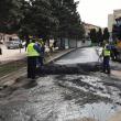 Asfaltarea parcării publice din fața Hotelului Bucovina a fost finalizată ieri după-amiază