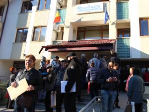 Protest spontan la APM Suceava
