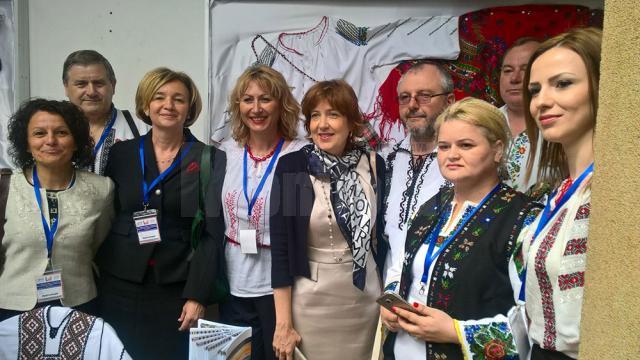 Delegaţia de la Suceava și ambasadoarea Daniela Brândușa Băzăvan
