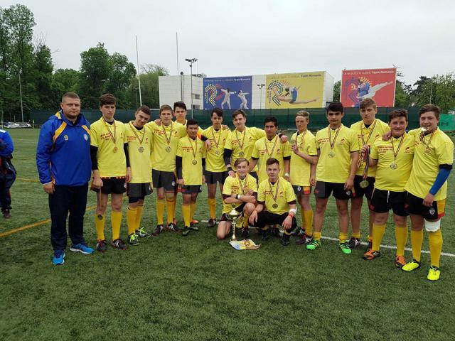 Echipa de rugby juniori sub 15 ani CSȘ Gura Humorului a devenit campioanăp națională a României
