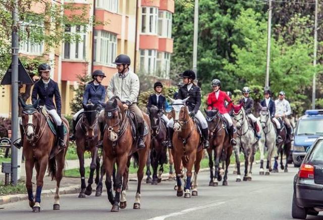 Paradă Ecvestră în Centrul Istoric al Rădăuțiului