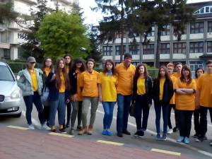 Lotul județean a fost alcătuit din elevi ai Colegiului de Artă „Ciprian Porumbescu”
