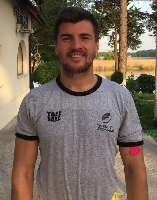 Ștefan Ștefăroi a fost convocat la naţionala de rugby în 7 a României