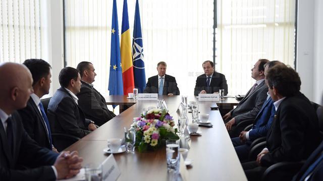 Președintele României s-a întâlnit cu reprezentanții Clusterului Regional Inovativ de Bioeconomie Suceava-Botoșani