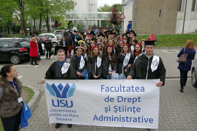 Marșul absolvenţilor USV