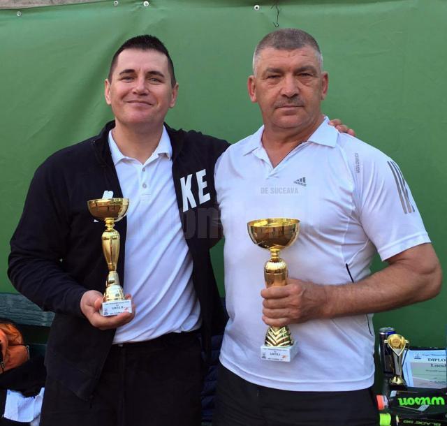 Alex Năstasă și Viorel Negru au disputat una dintre finalele turneului ieșean