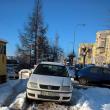 În iarnă, la începutul lunii februarie, acelaşi autoturism a fost fotografiat în aceeaşi zonă