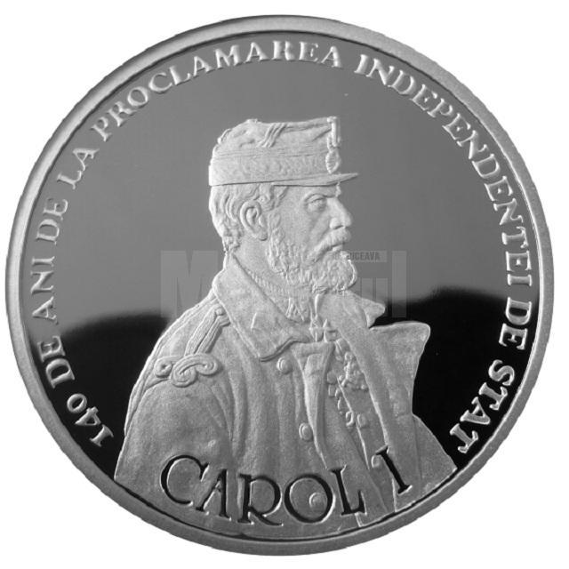 Emisiunea numismatică „140 de ani de la proclamarea Independenței de stat a României”