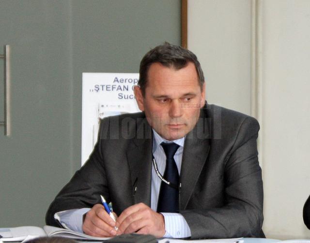 Directorul Aeroportului "Ştefan cel Mare", Ioan Măriuța