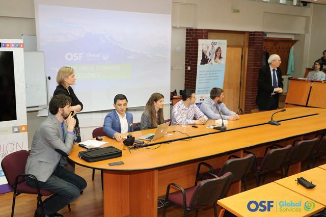 Studenţii de la Inginerie Electrică s-au întâlnit cu reprezentanţii OSF Global Services