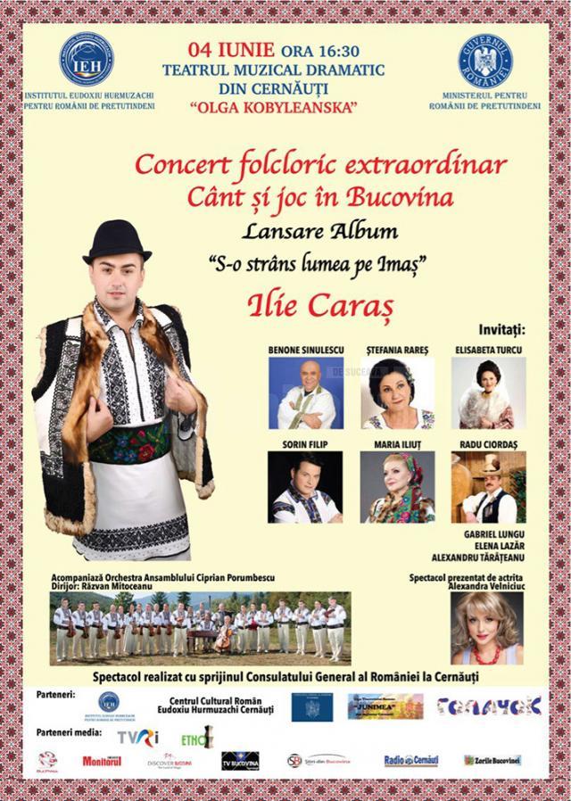 Concert folcloric extraordinar „Cânt și joc în Bucovina”