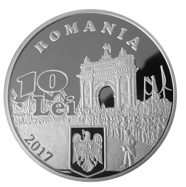 Monedă din argint dedicată împlinirii a „140 de ani de la proclamarea Independenței de stat a României”