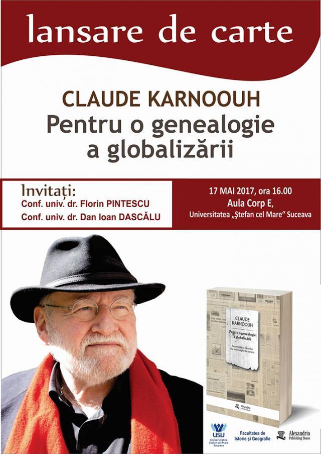 Antropologul francez Claude Karnoouh, miercuri, la Universitatea „Ştefan cel Mare”