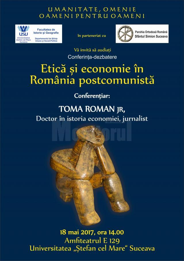 Conferinţa-dezbatere „Etică şi economie în România postcomunistă”