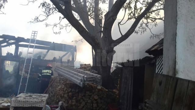 Incendiul a produs pagube mari