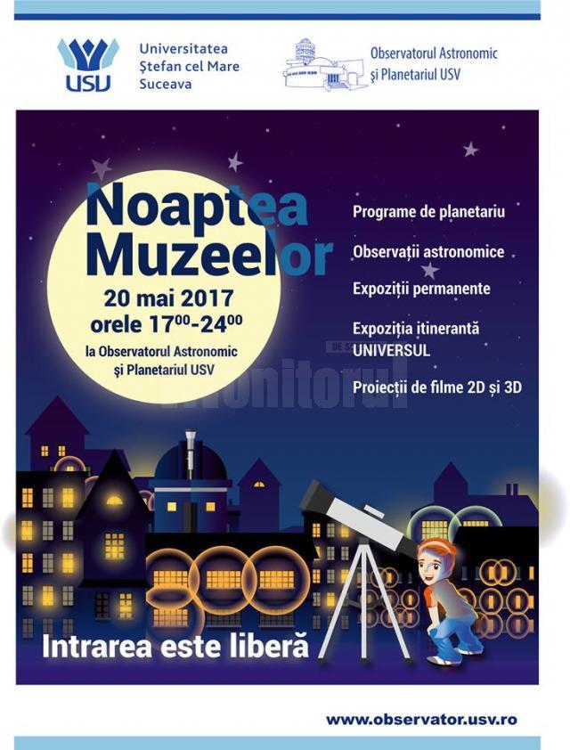„Noaptea muzeelor”, la Observatorul Astronomic și Planetariu