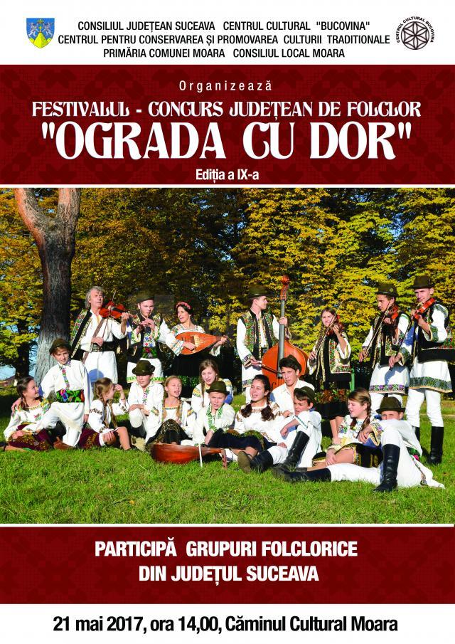 Festivalul-concurs județean de folclor tradițional „Ograda cu Dor”