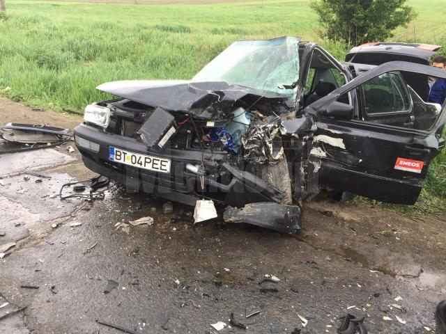 Maşină implicată în accident