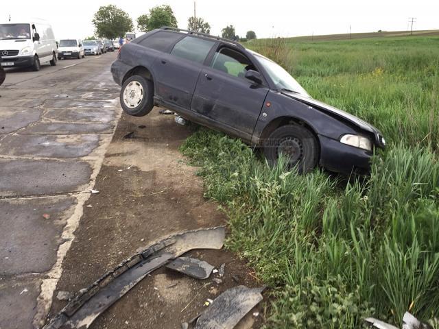 Accident cu nouă răniţi şi trei maşini implicate pe drumul Suceava-Dorohoi